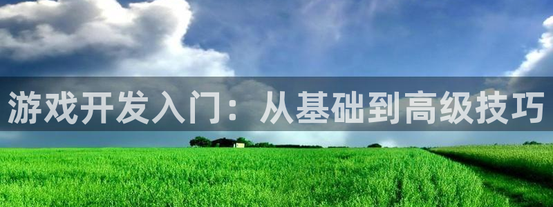 沐鸣2平台开户：游戏开发入门：从基础到高级技巧