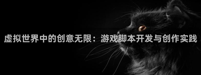 沐鸣娱乐2在线登录：虚拟世界中的创意无限：游戏脚本开发与创作实践